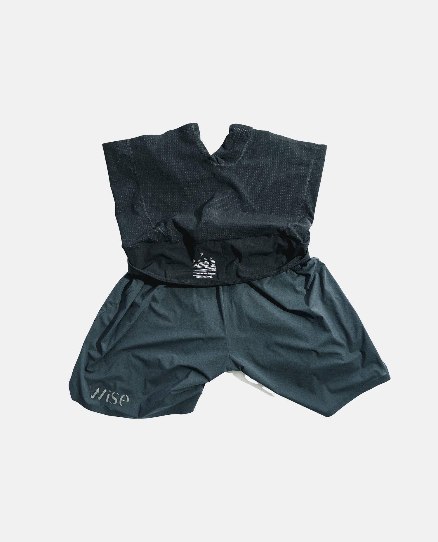 short sherpa race homme bleu graphite