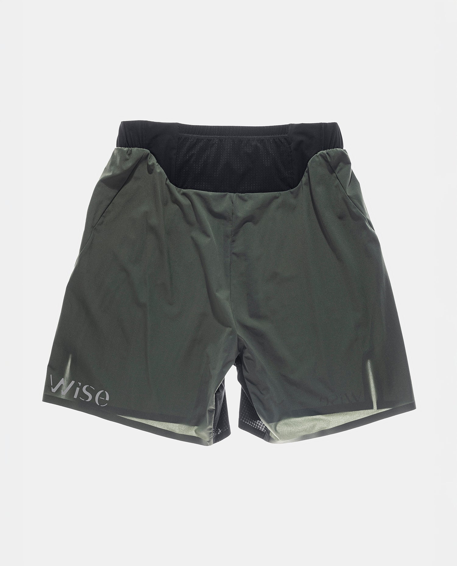High short homme green sage vert wise ultra running