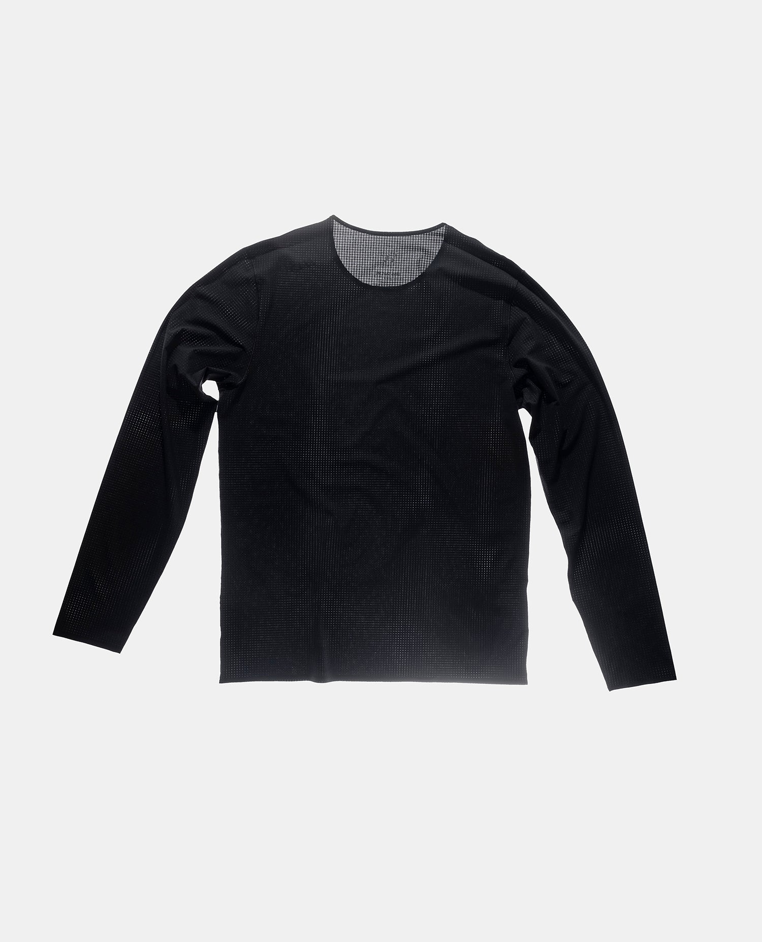 ultra shirt ls long sleeve manche longue homme noir black wise ultra running